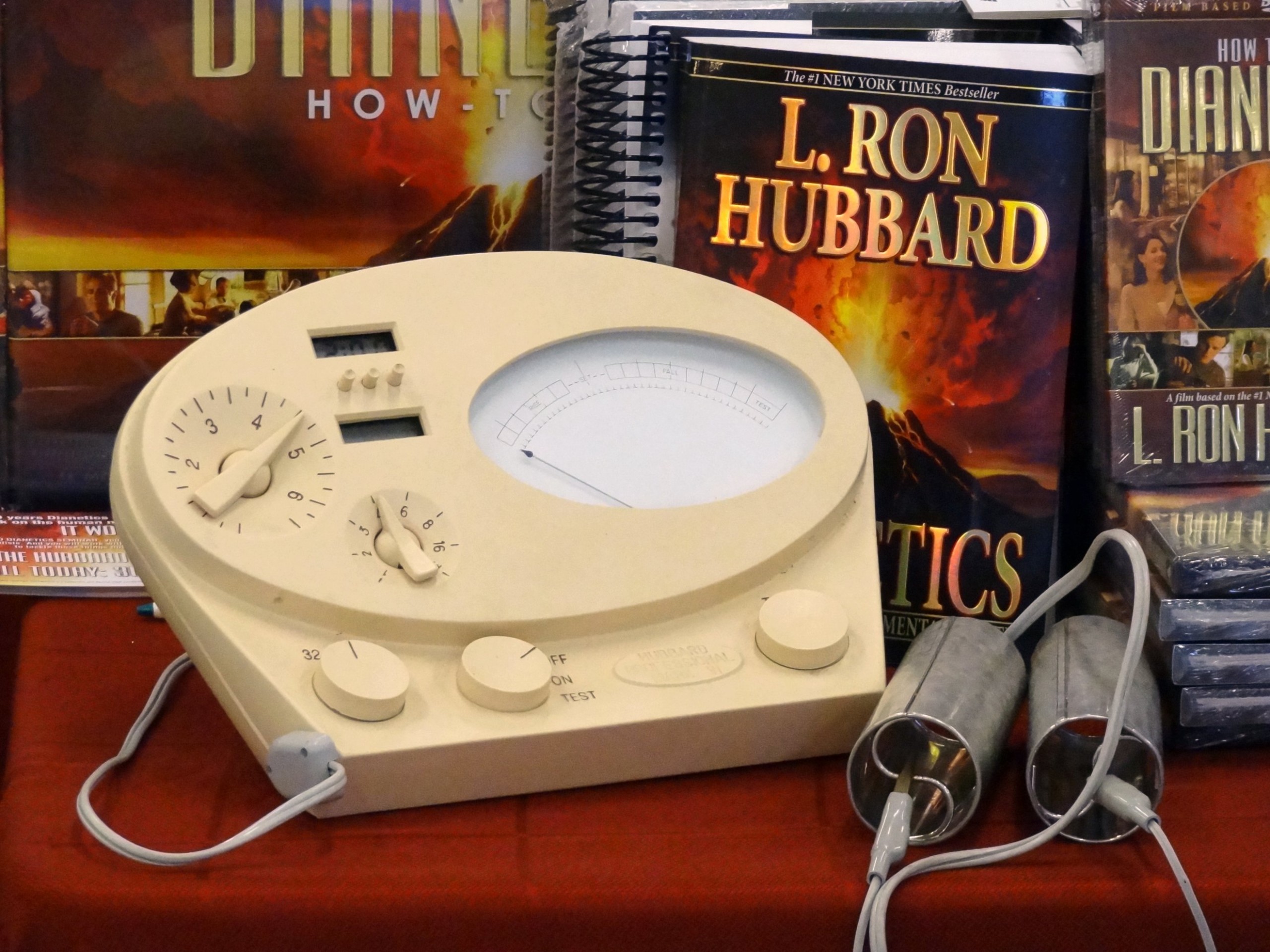 scientology books and e-meter