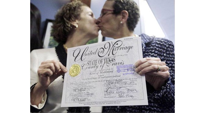 Texas' First Lesbian Wedding