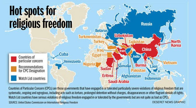 which-countries-deny-religious-freedom