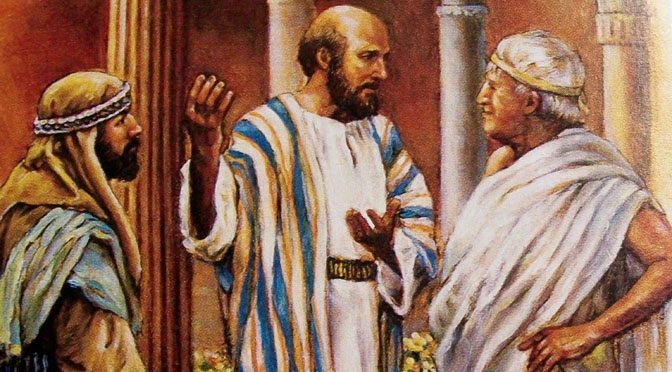Apostle Paul teaching