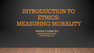 Introduction to Ethics